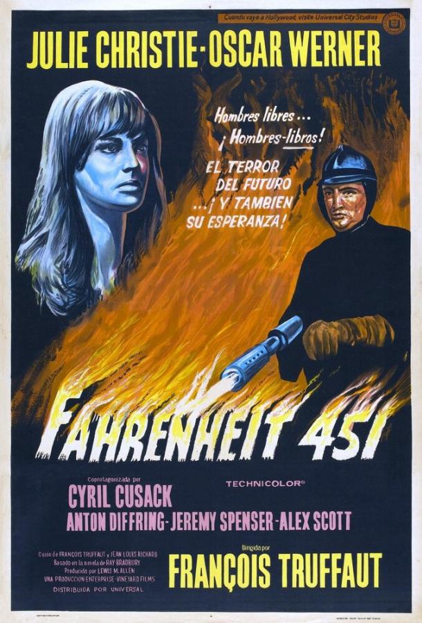 451º по Фаренгейту 1966 Смотреть Онлайн Бесплатно в Хорошем Качестве